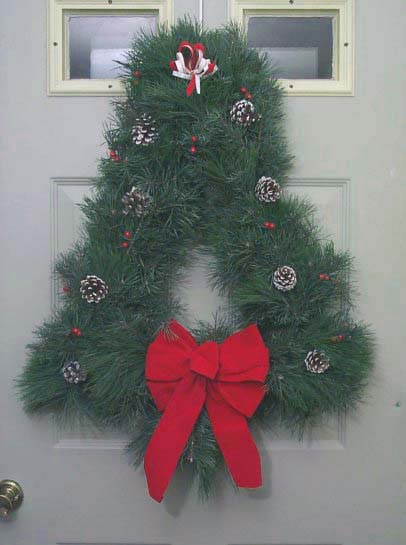 Christmas Tree Wreath